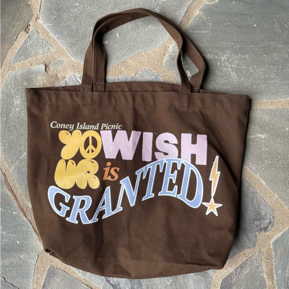 New🌟Coney Island Picnic Wish Granted Tote Bag - Picture 6 of 6